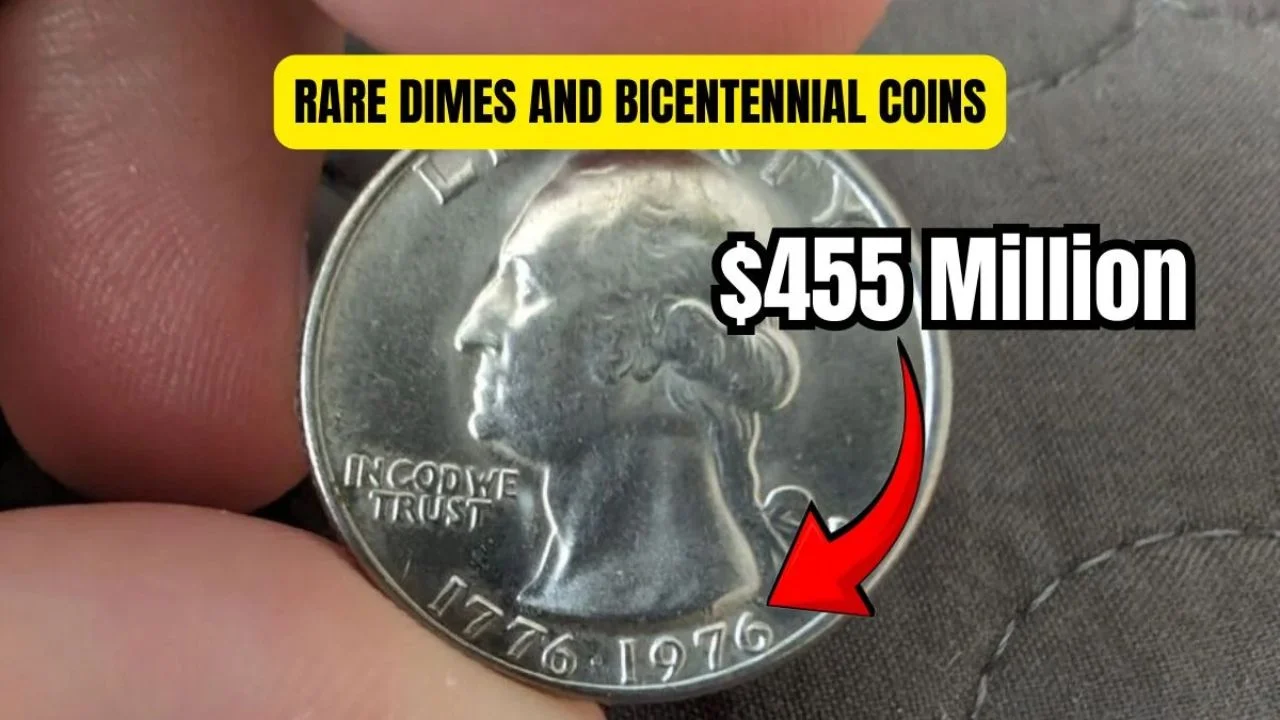 $455M in Pocket Change? Hunt For These 5 Vintage Dimes and Bicentennial Quarters Worth Millions