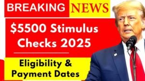 $5,500 Stimulus Checks in June 2025