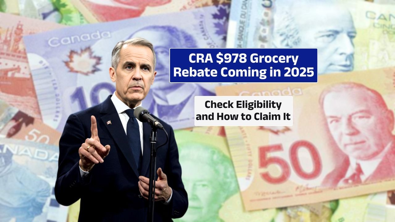 CRA $978 Grocery Rebate Coming in July 2025 – Check Eligibility & How to Claim It!