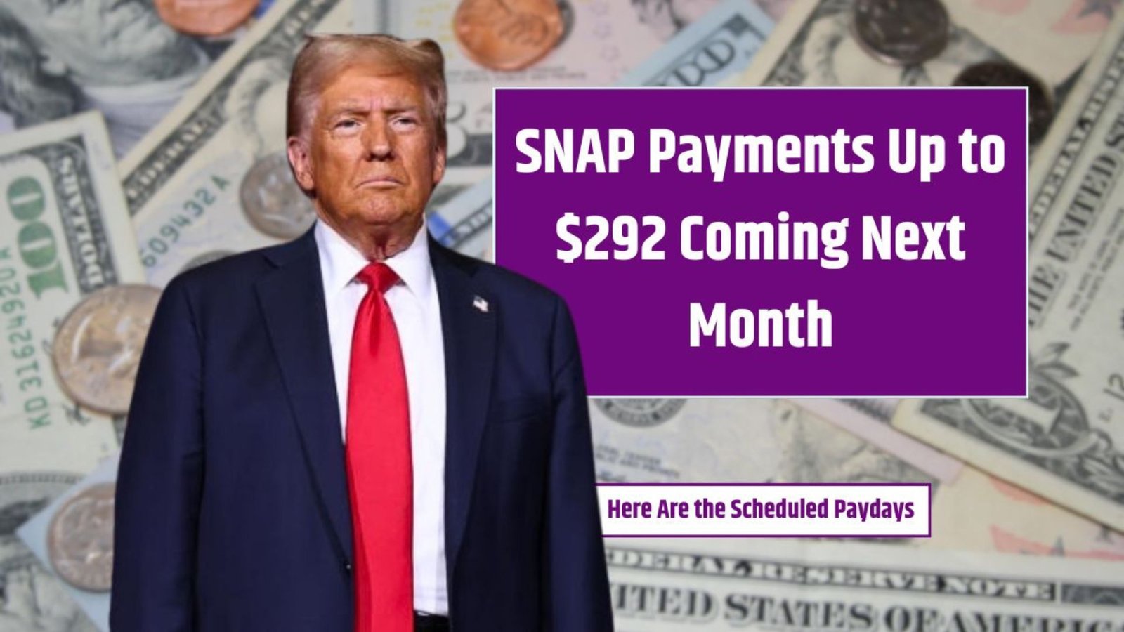 SNAP Payments Up to $292 Coming in August 2025