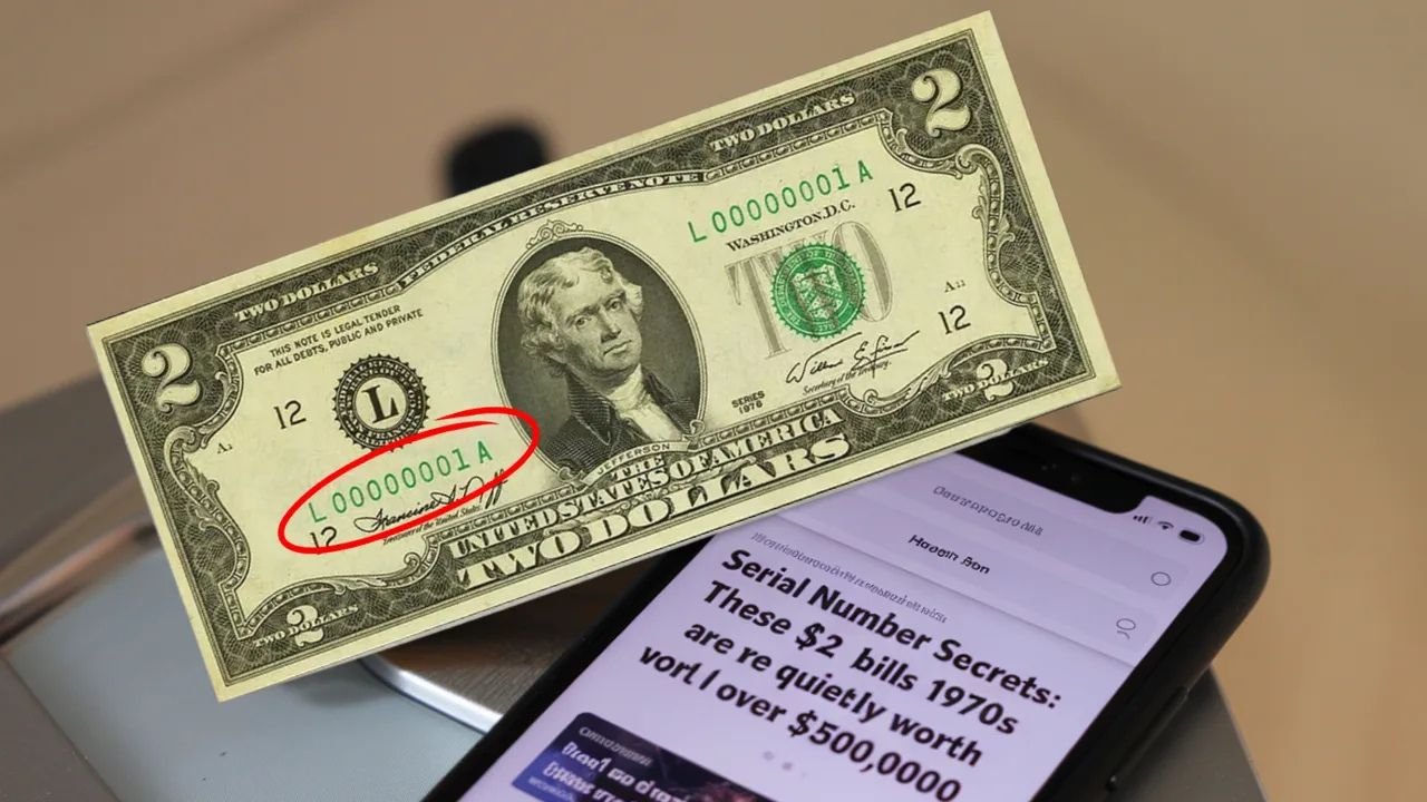 Serial Number Secrets: These $2 Bills From the 1970s Are Quietly Worth Over $500,000